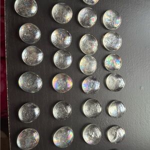 Clear Glass Pebbles